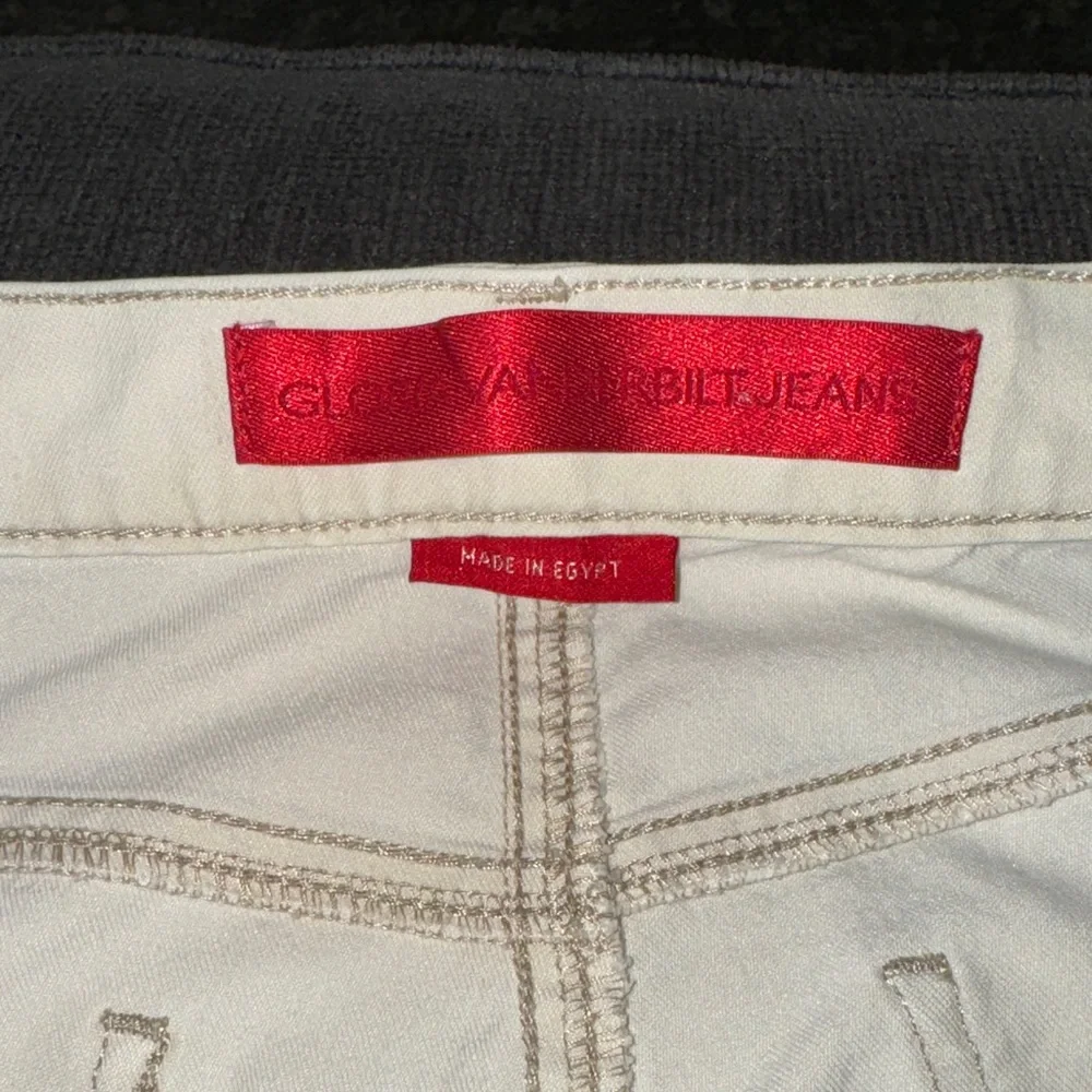 Gloria Vanderbilt Cream Jeans/Pants size 14 - Picture 4 of 7